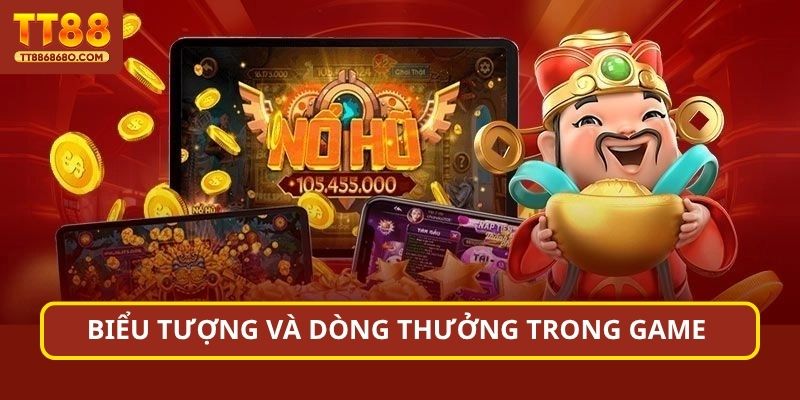 Biểu tượng và dòng thưởng trong game 